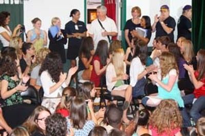Gregory Jbara suprises the students of Broadway Artists Alliance Photo